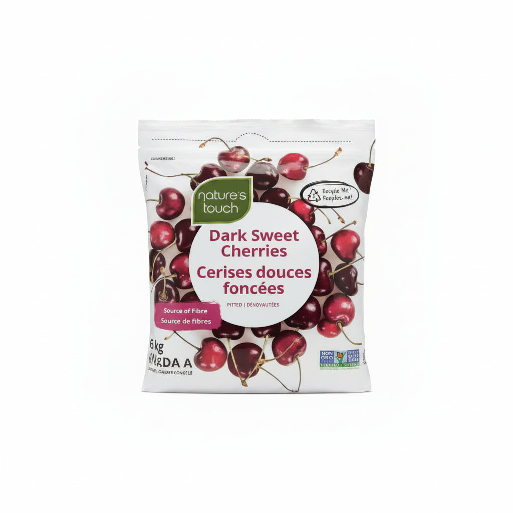Image of Nature's Touch Dark Sweet Cherries - 1 x 1.5 Kilos