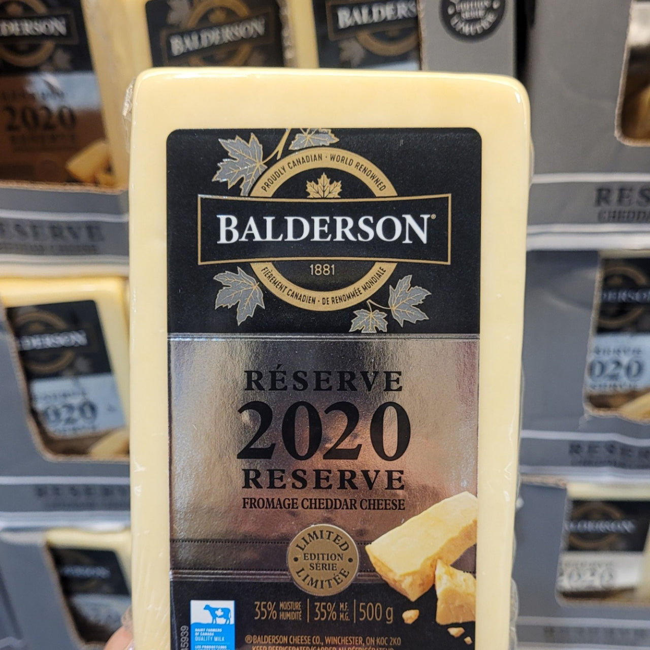 Image of Balderson Reserve 2020 Cheddar - 1 x 500 Grams