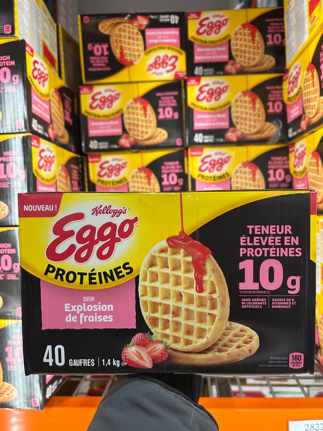 Image of Eggo Protein Strawberry Blast - 1 x 1.4 Kilos