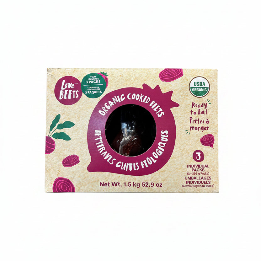 Love Beets Organic Cooked Beets - 1 x 1.5 Kilos Shipped to Nunavut ...