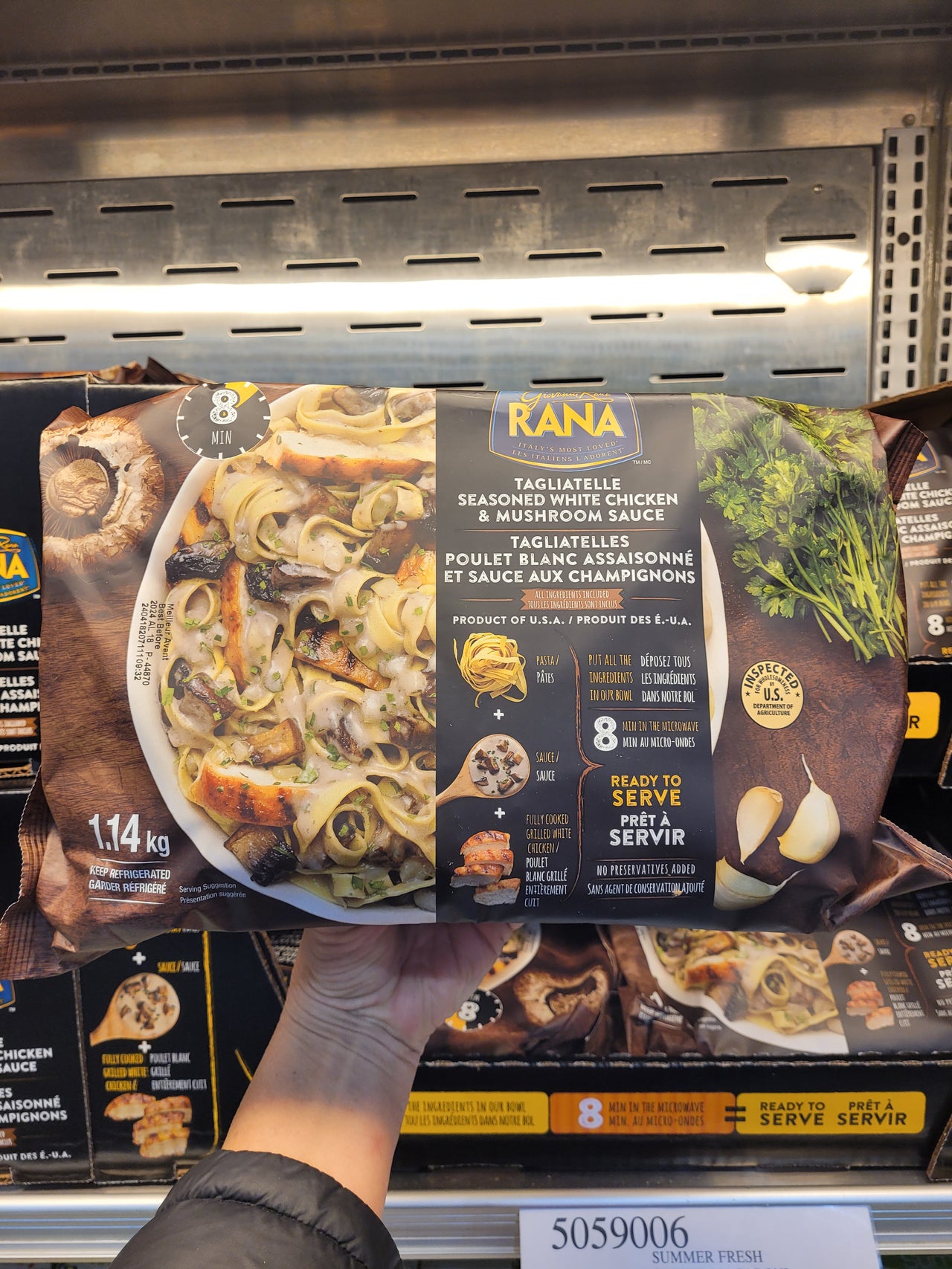 Image of Rana Tagliatelle Chicken & Mushroom Sauce - 1 x 1.14 Kilos
