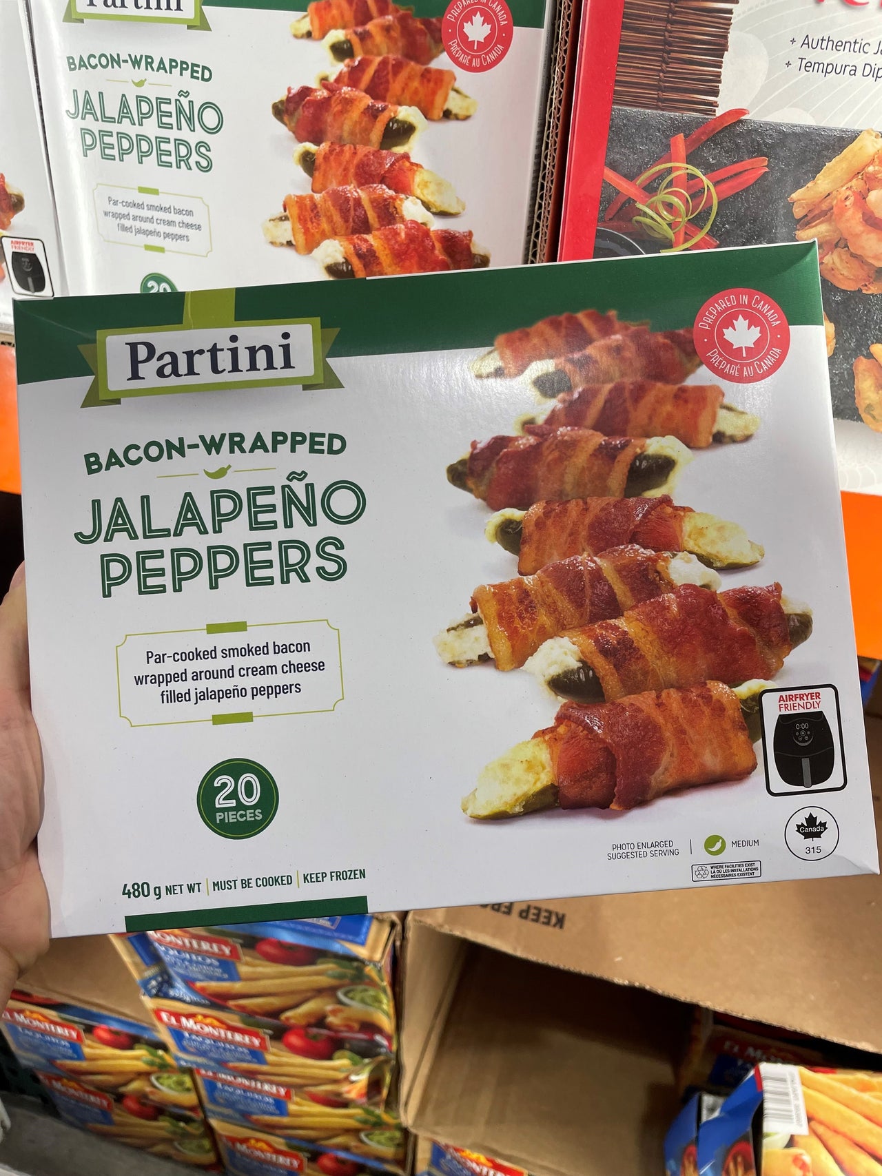 Image of Partini Bacon Wrapped Jalapeno - 1 x 480 Grams