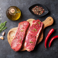 Thumbnail for Image of Farm 2 Fork AAA Aged 28 Days Center Cut Striploin Steaks - 10 x 340 Grams