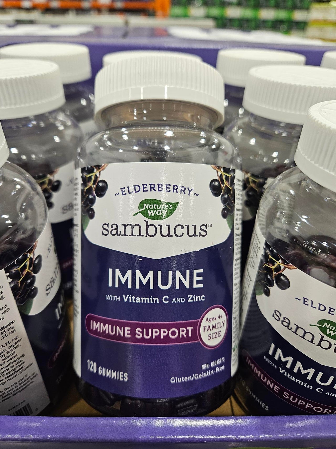 Image of Nature's Way Sambucus Immune Gummies 120-Pack - 1 x 765 Grams