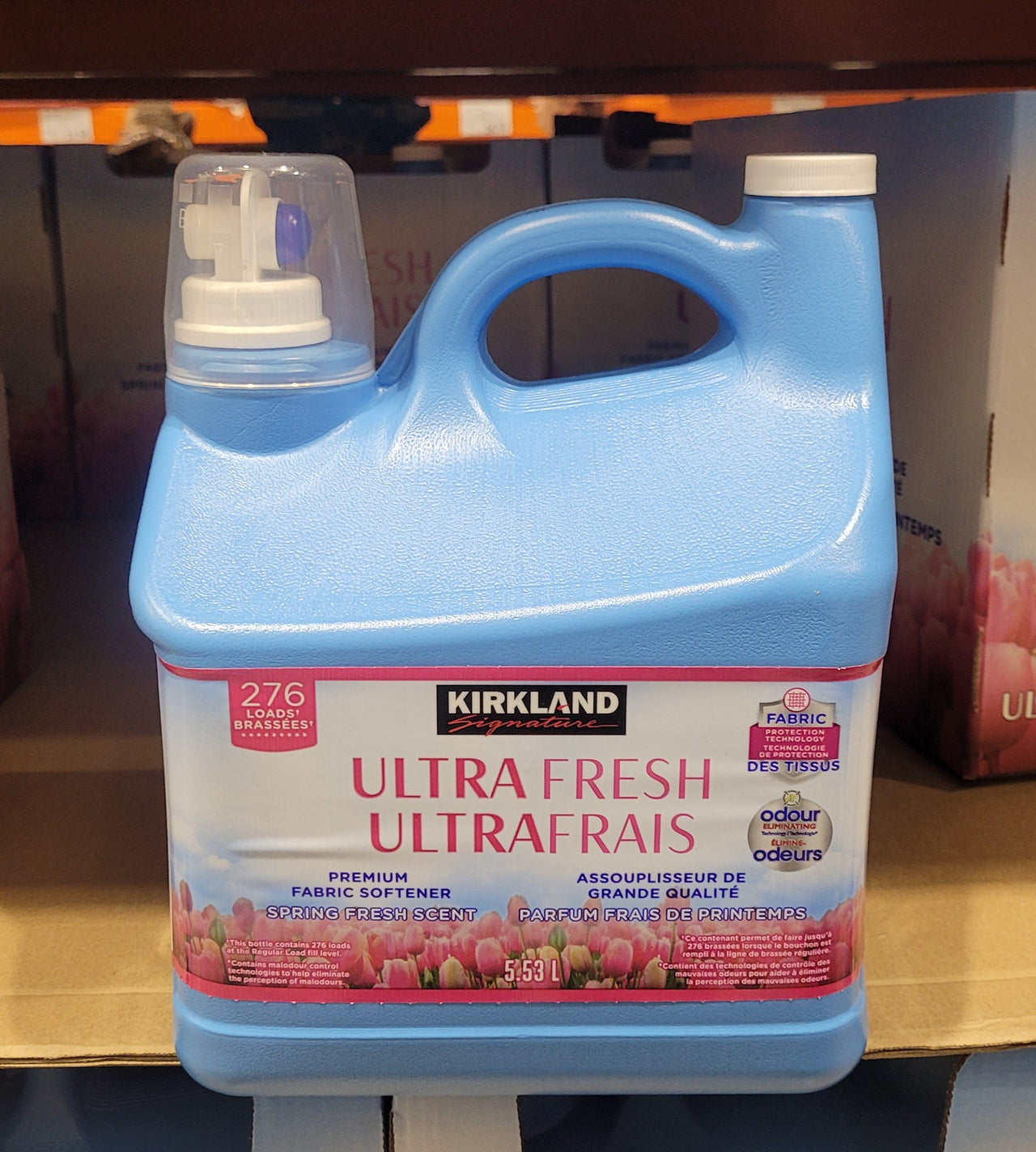 Image of Kirkland Signature Ultra Fresh Premium Fabric Conditioner, 276 Loads - 1 x 4.4 Kilos