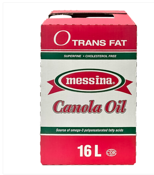 Image of Messina Canola Oil - 1 x 16 Kilos