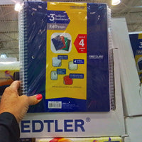 Thumbnail for Image of First Class 3 Subject Notebook Pack of 4 - 1 x 1 Kilos