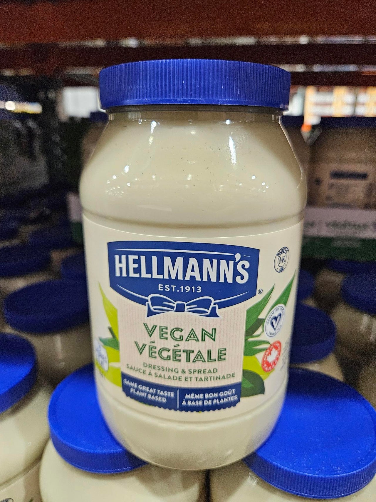 Image of Hellmann's Vegan Mayonnaise - 1 x 1.42 L