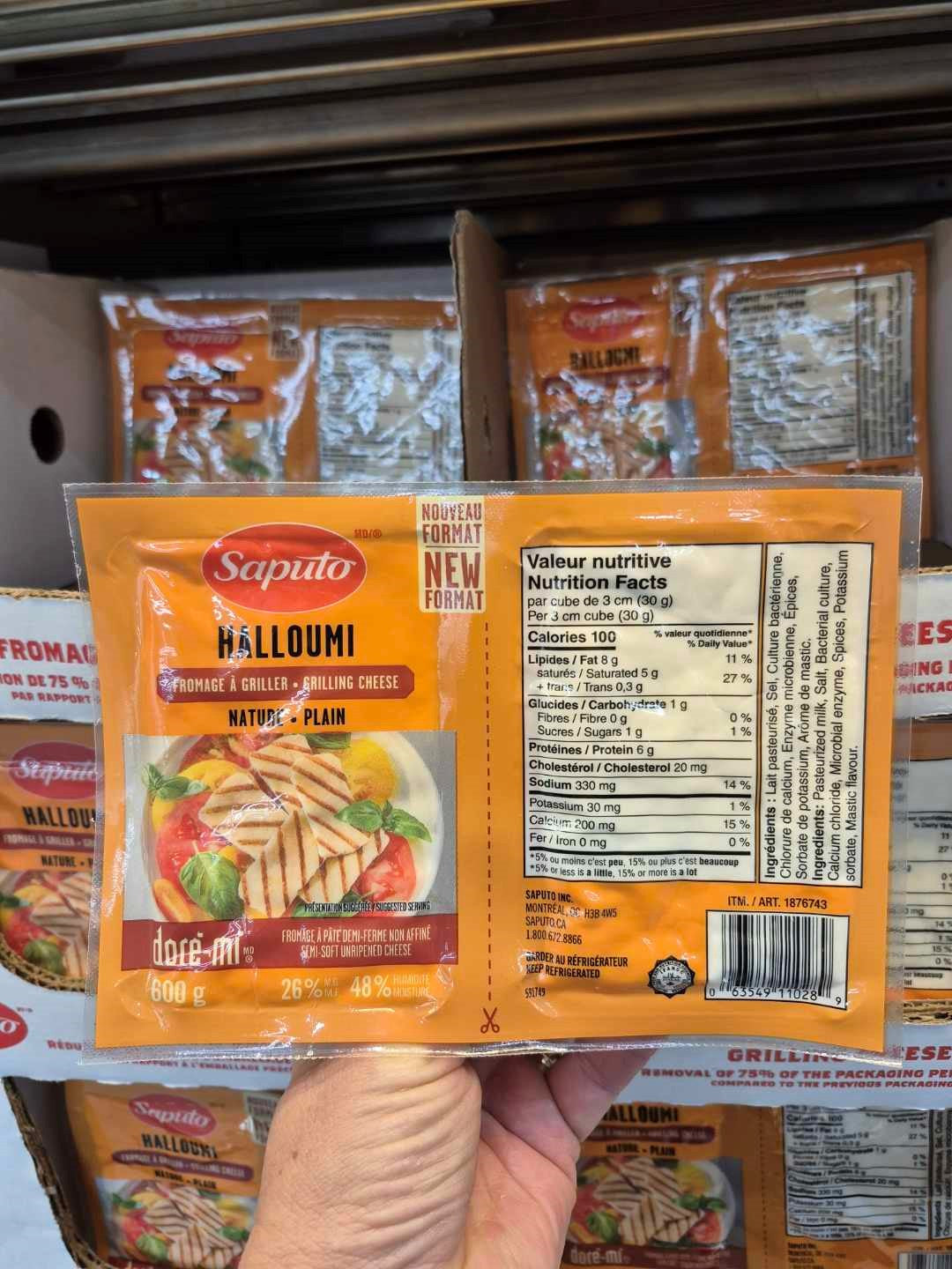 Image of Saputo Plain Halloumi Cheese - 2 x 300 Grams