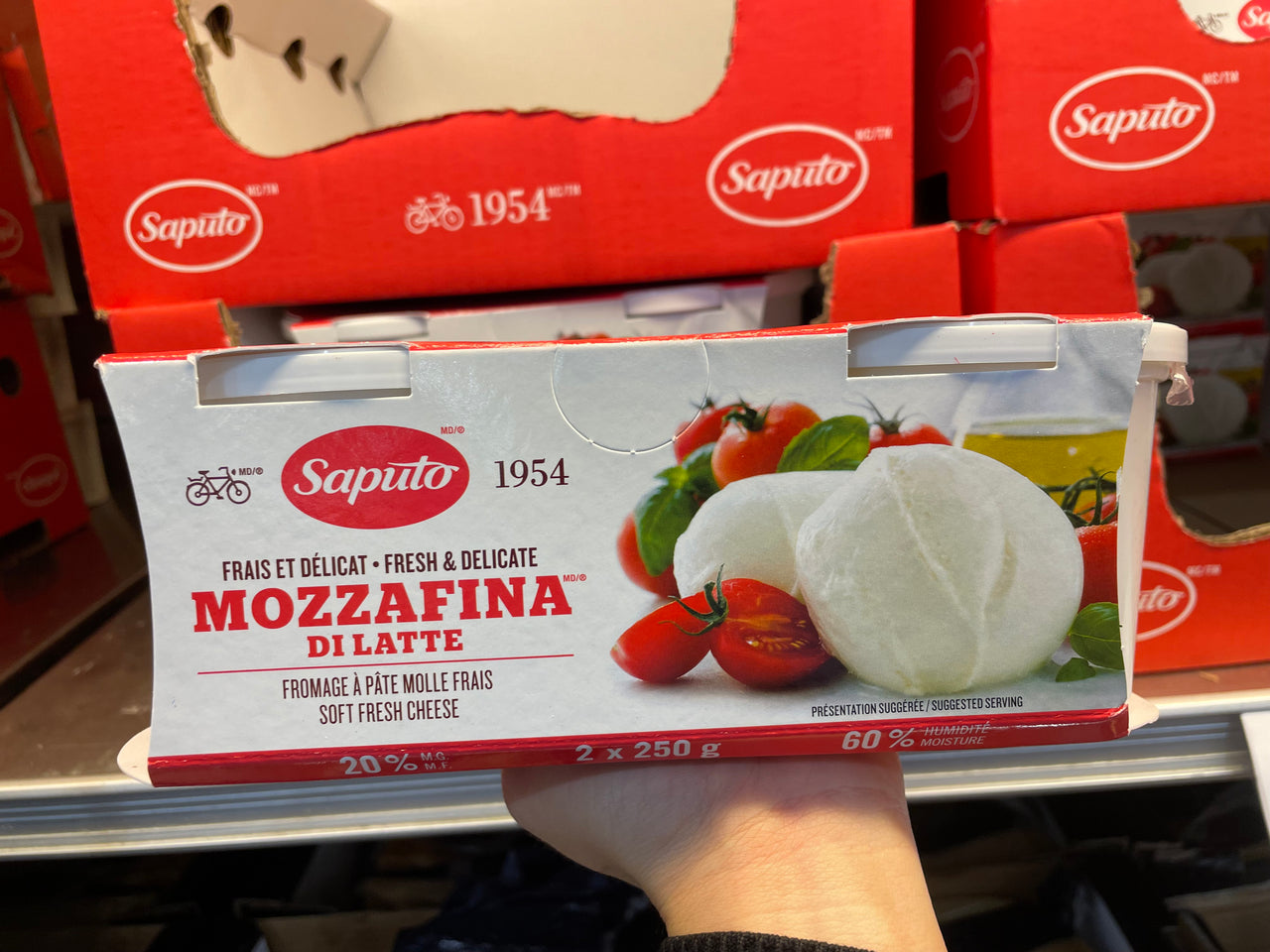 Image of Saputo Mozzafina Di Latte Cheese - 2 x 250 Grams