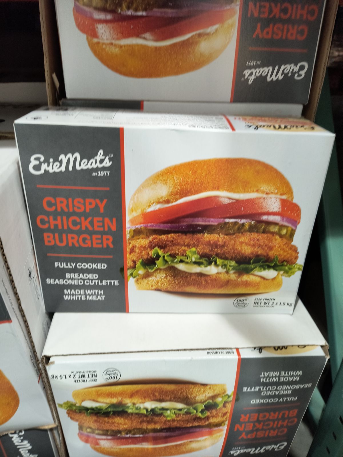 Erie Meats Crispy Chicken Burger - 1 x 3 Kilos Shipped to Nunavut – The ...