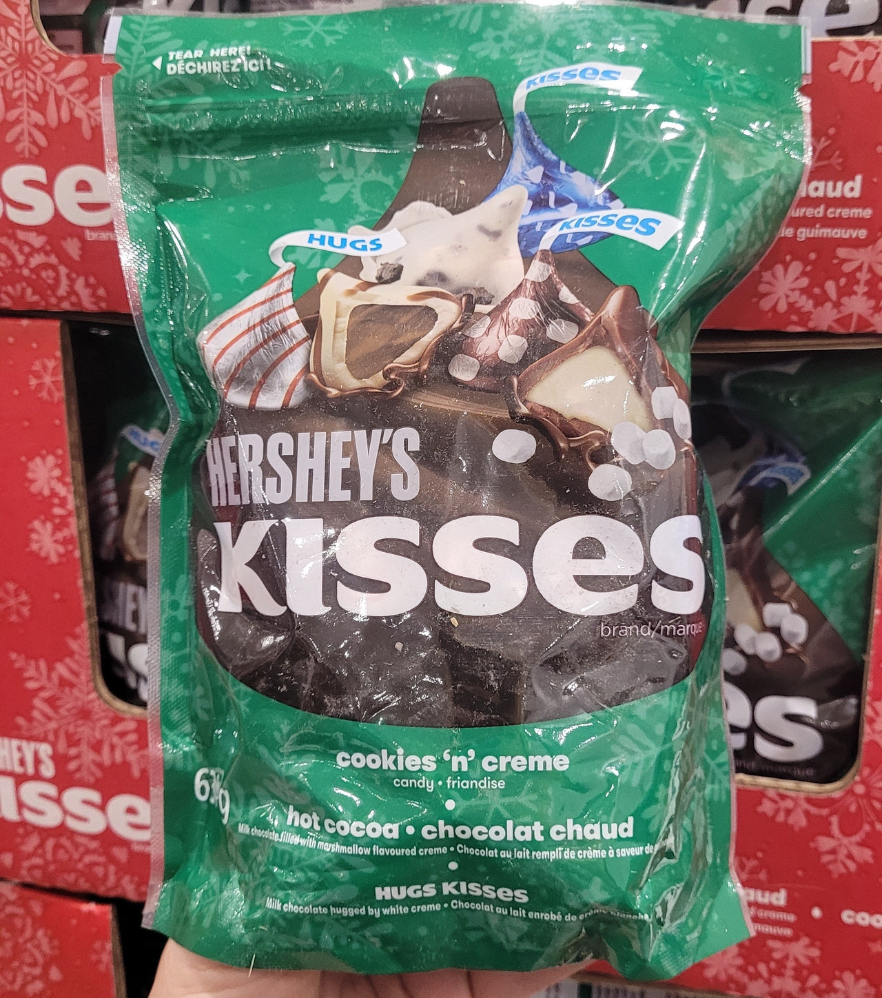 Image of Hershey's Kisses Cookies & Creme - 1 x 630 Grams