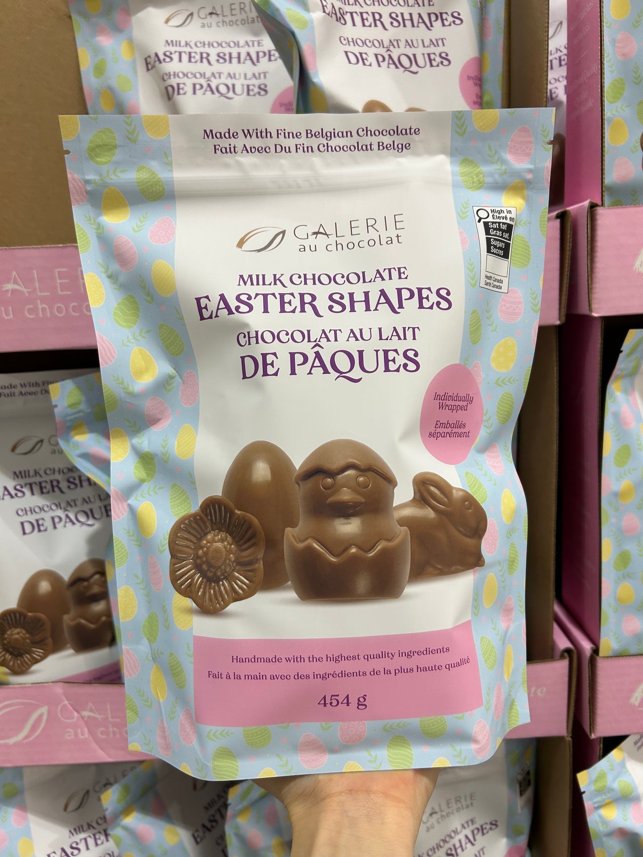 Image of Galarie Au Chocolat Milk Chocolate Easter Shapes - 1 x 454 Grams