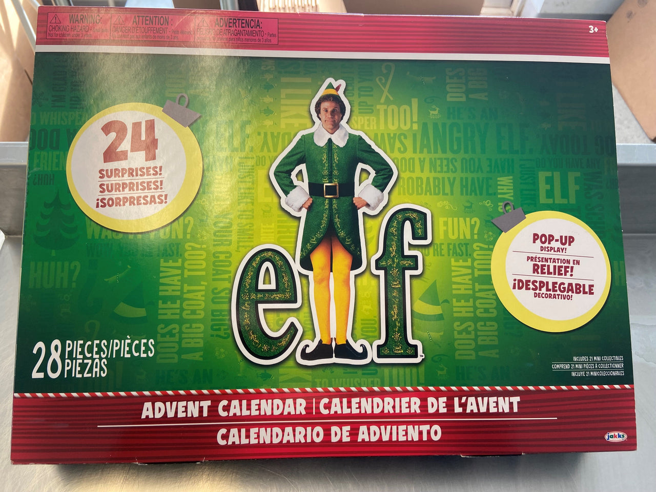 Image of Elf Xmas Advent Calender - 1 x 567 Grams