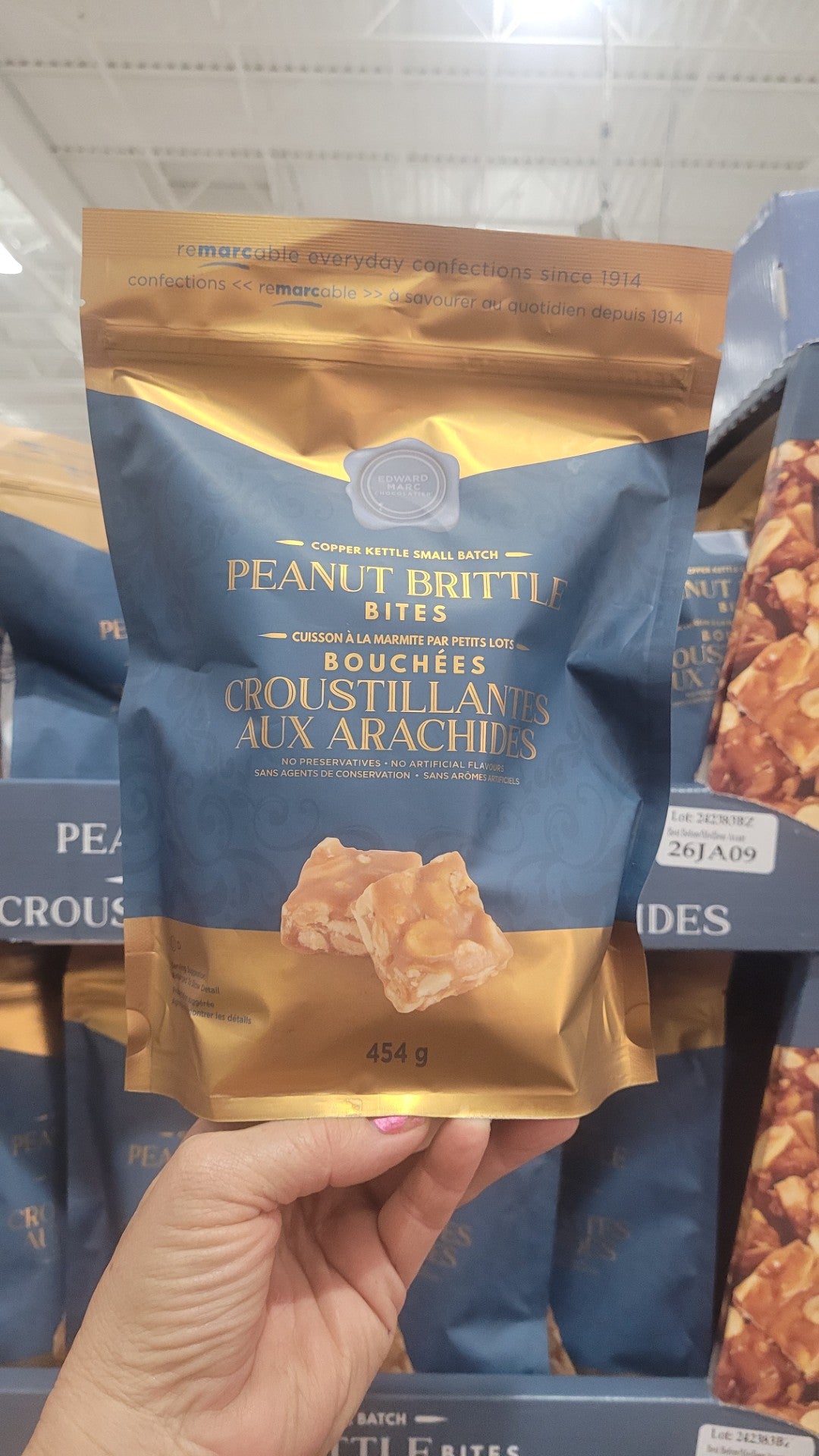 Image of Edward Marc Peanut Brittle Bites - 1 x 454 Grams 