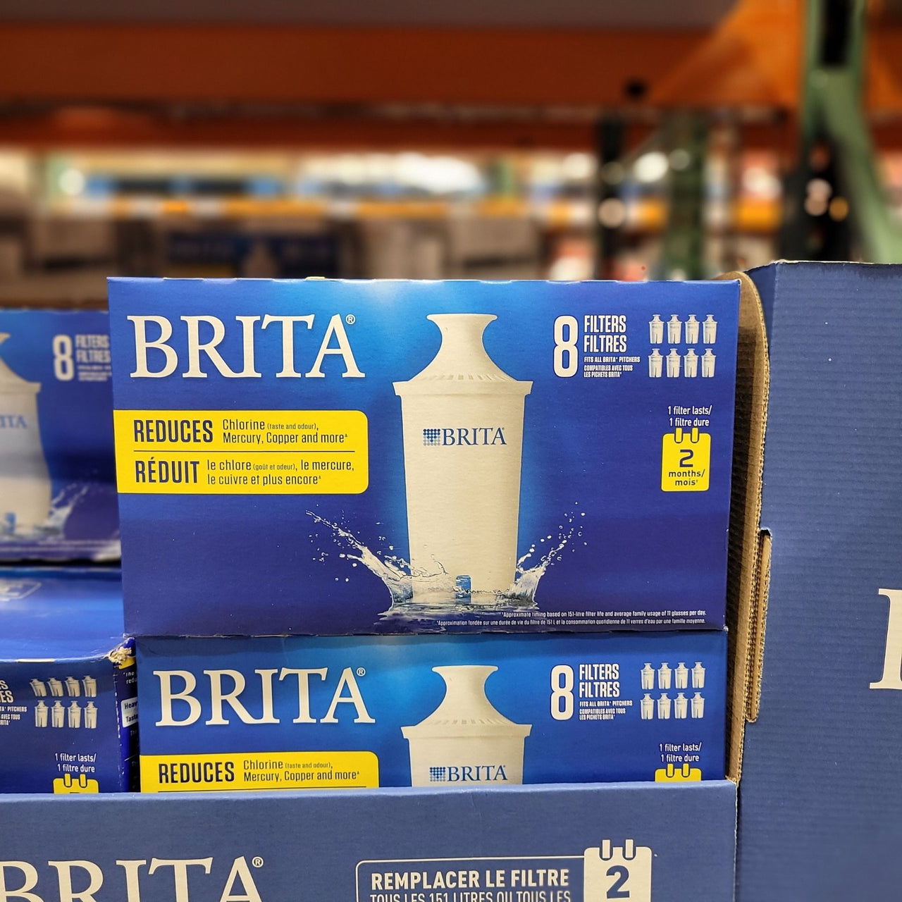Image of Brita Replacement Filters, 8-pack - 1 x 1000 Grams