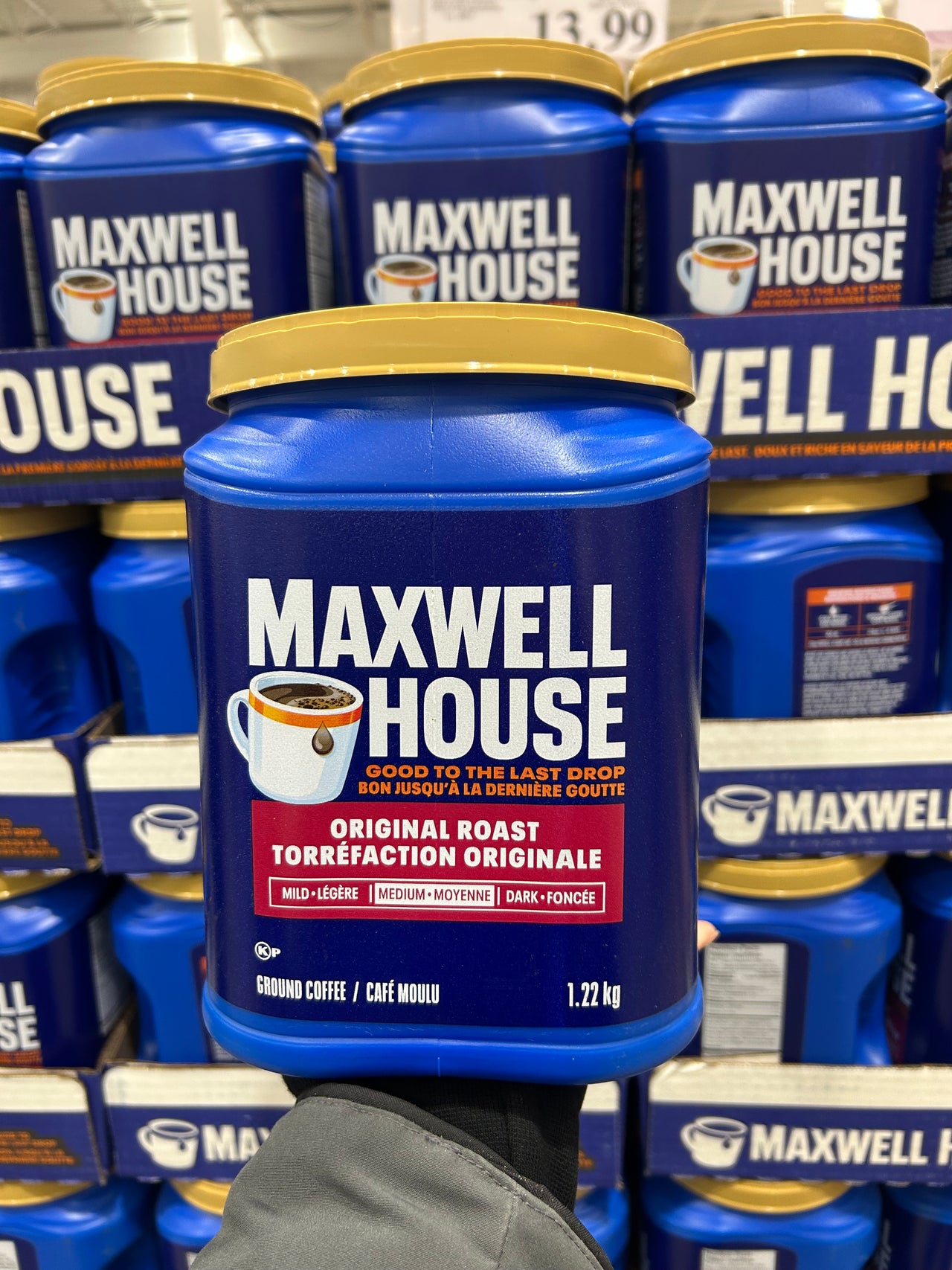 Image of Maxwell House Ground Original Roast - 1 x 1.22 Kilos