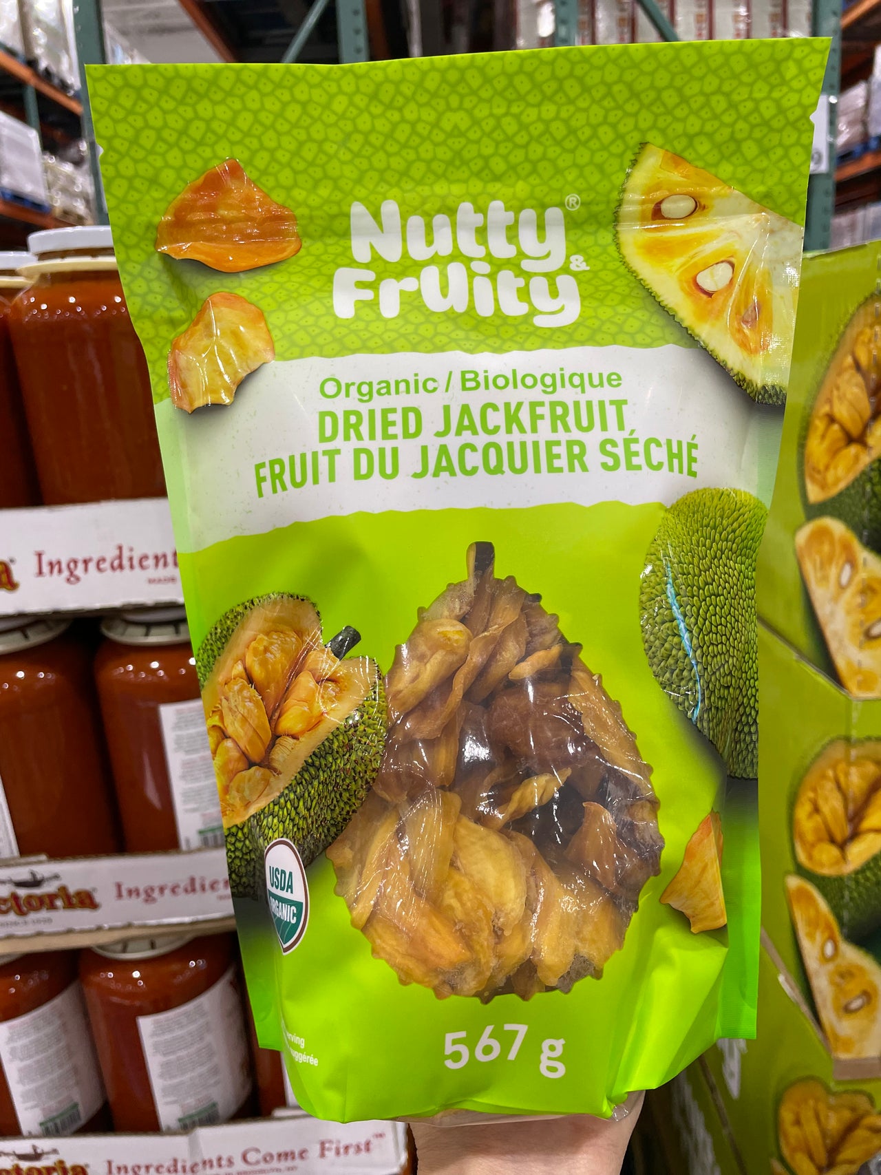 Image of Nutty & Fruity Organic Jackfruit - 1 x 567 Grams