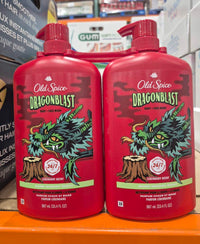 Thumbnail for Image of Old Spice DragonBlast Body Wash - 2 x 987 ML