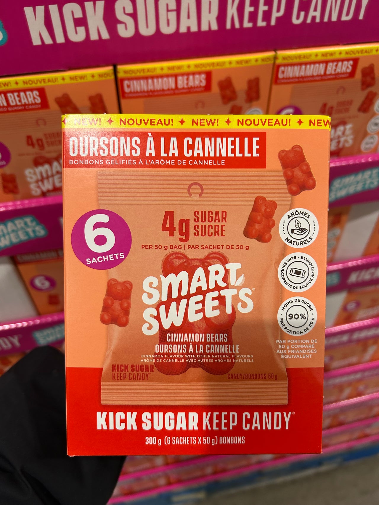 Image of Smart Sweets Cinnamon Bears - 1 x 300 Grams