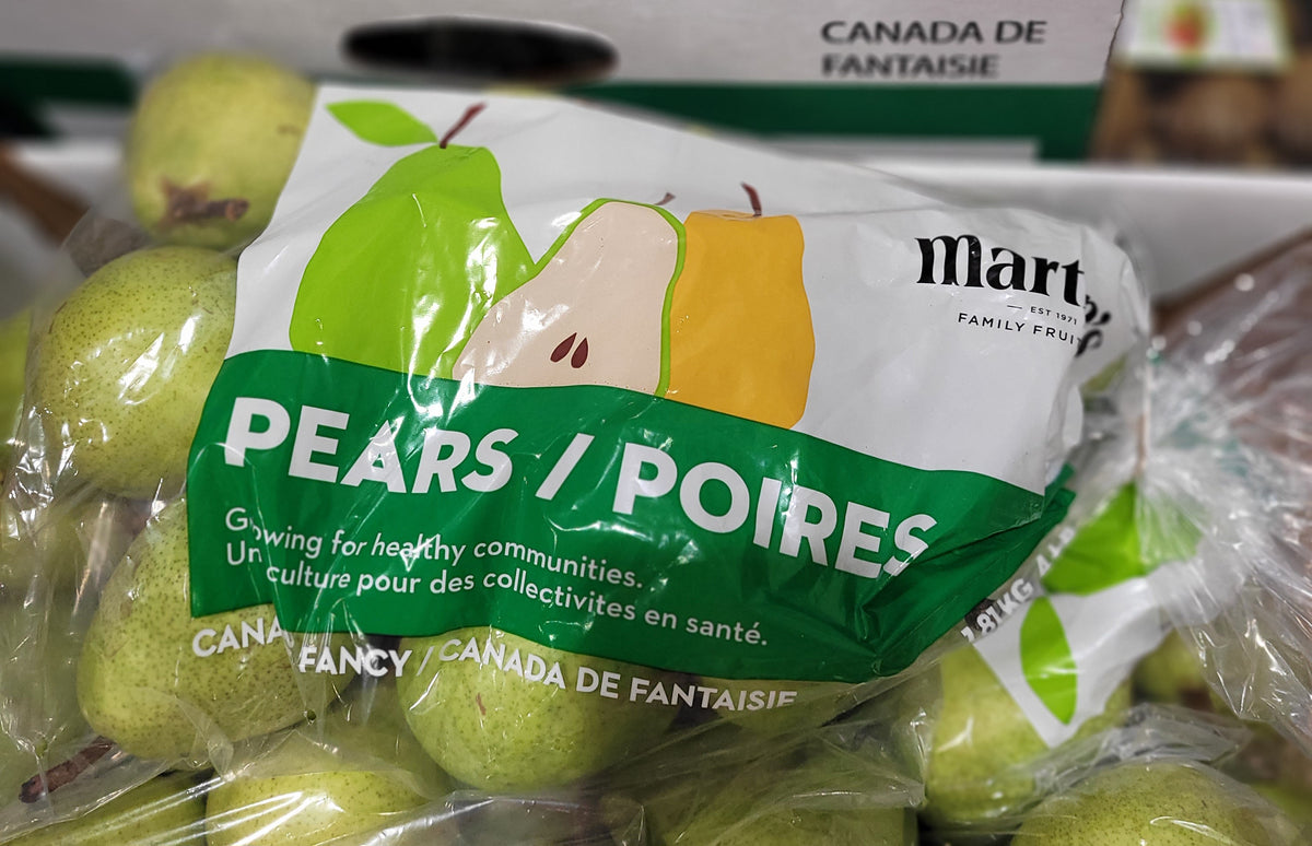 Bartlett Pears - 1 x 1.81 Kilos