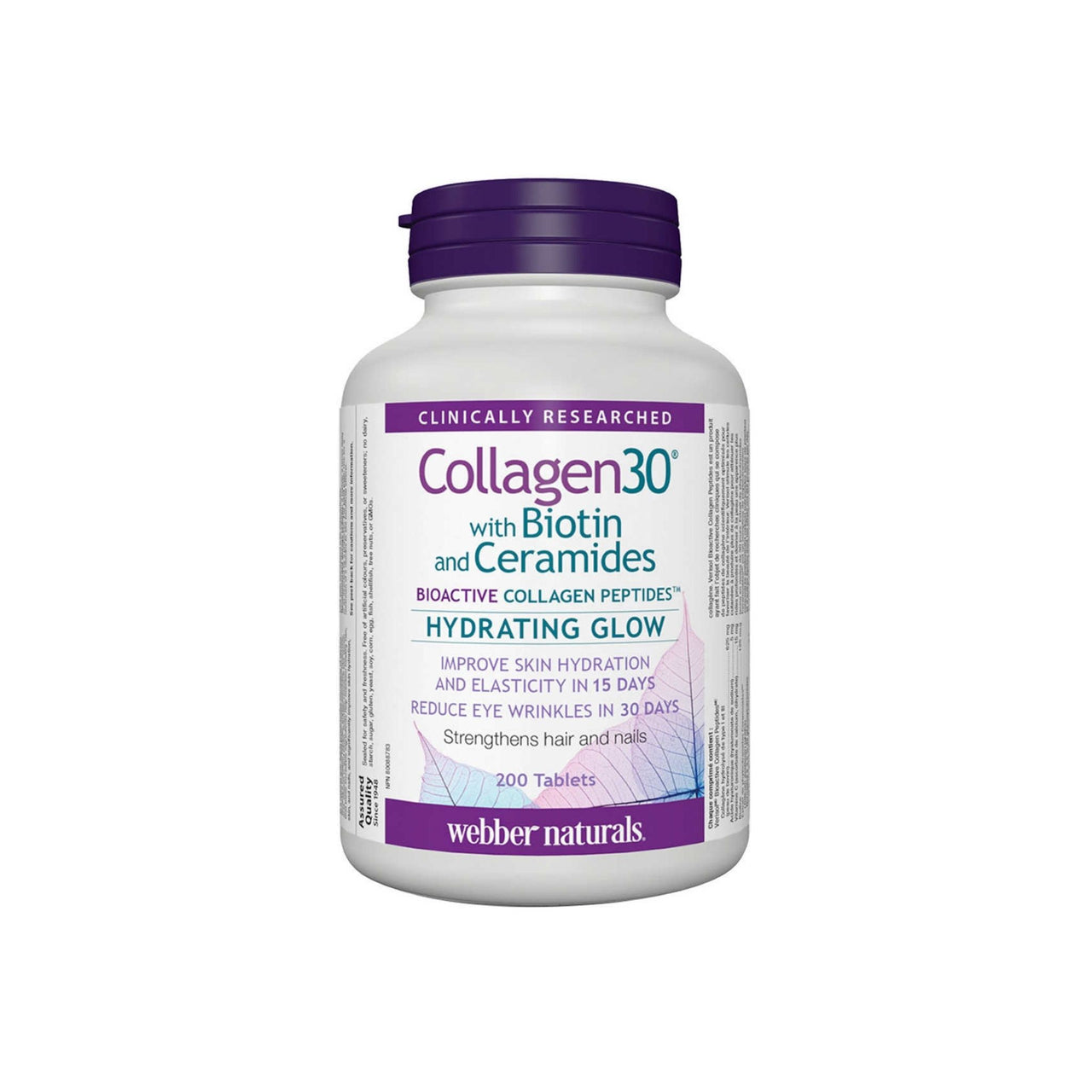 Image of Webber Naturals Collagen30 With Biotin & Ceramides