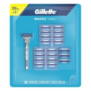 Image of Mach3 Turbo Razor & 20 Cartridges - 1 x 176 Grams