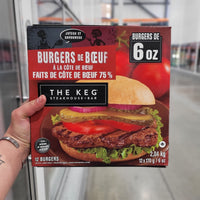 Thumbnail for Image of The Keg Prime Rib Burger - 12 x 170 Grams