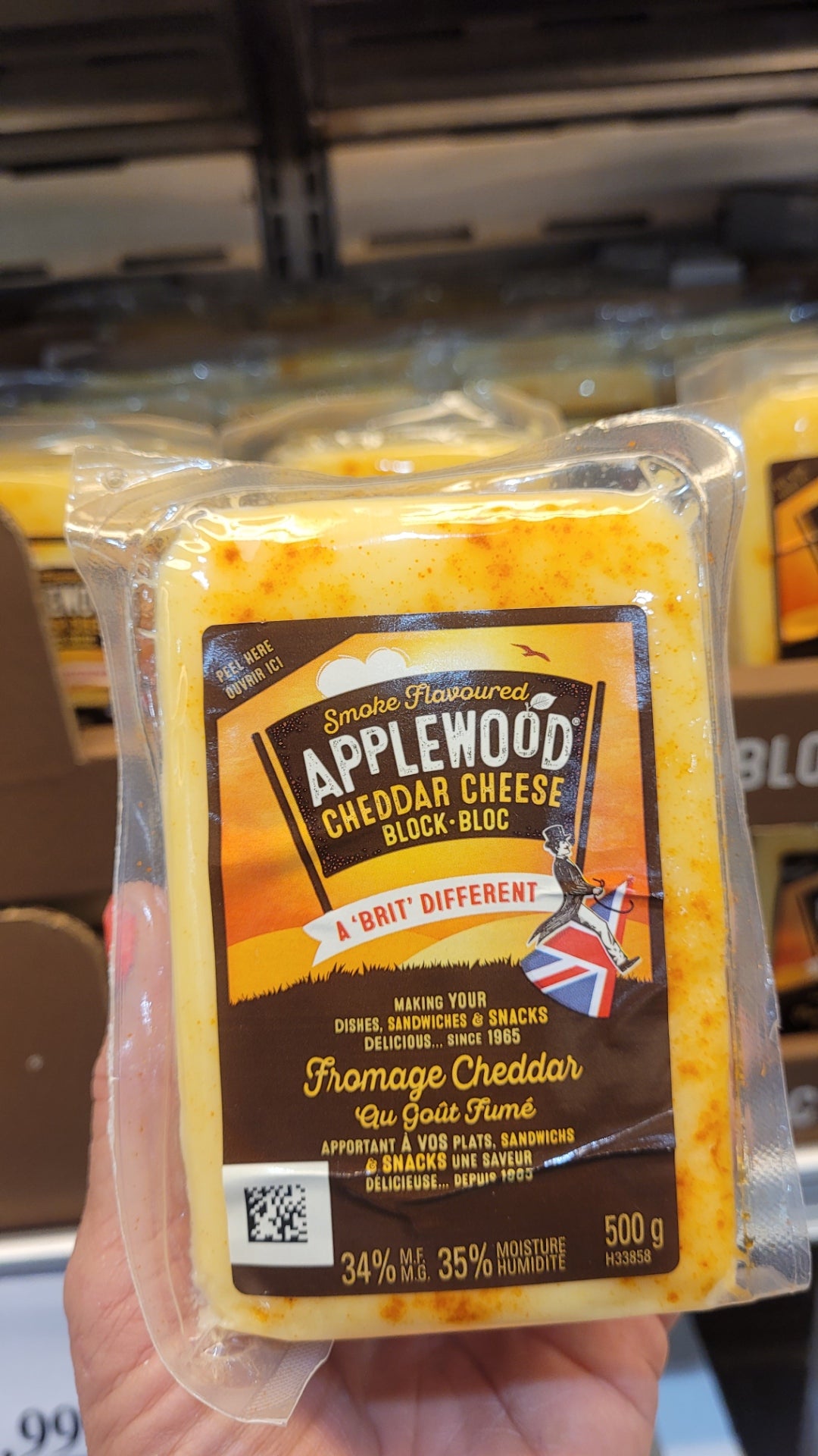 Image of Ichester Applewood Cheddar Cheese - 1 x 500 Grams
