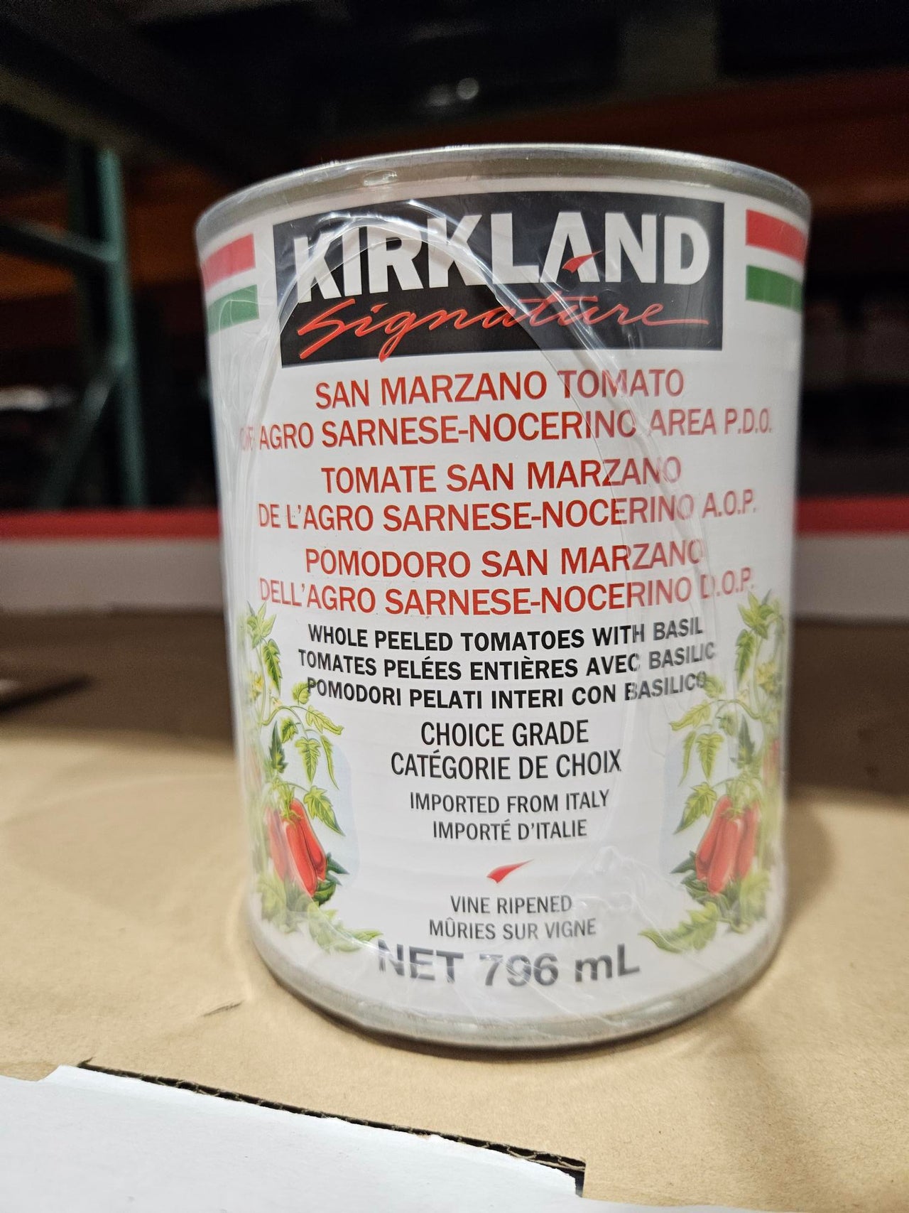 Image of Kirkland Signature San Marzano Canned Tomatoes - 3 x 796 Grams