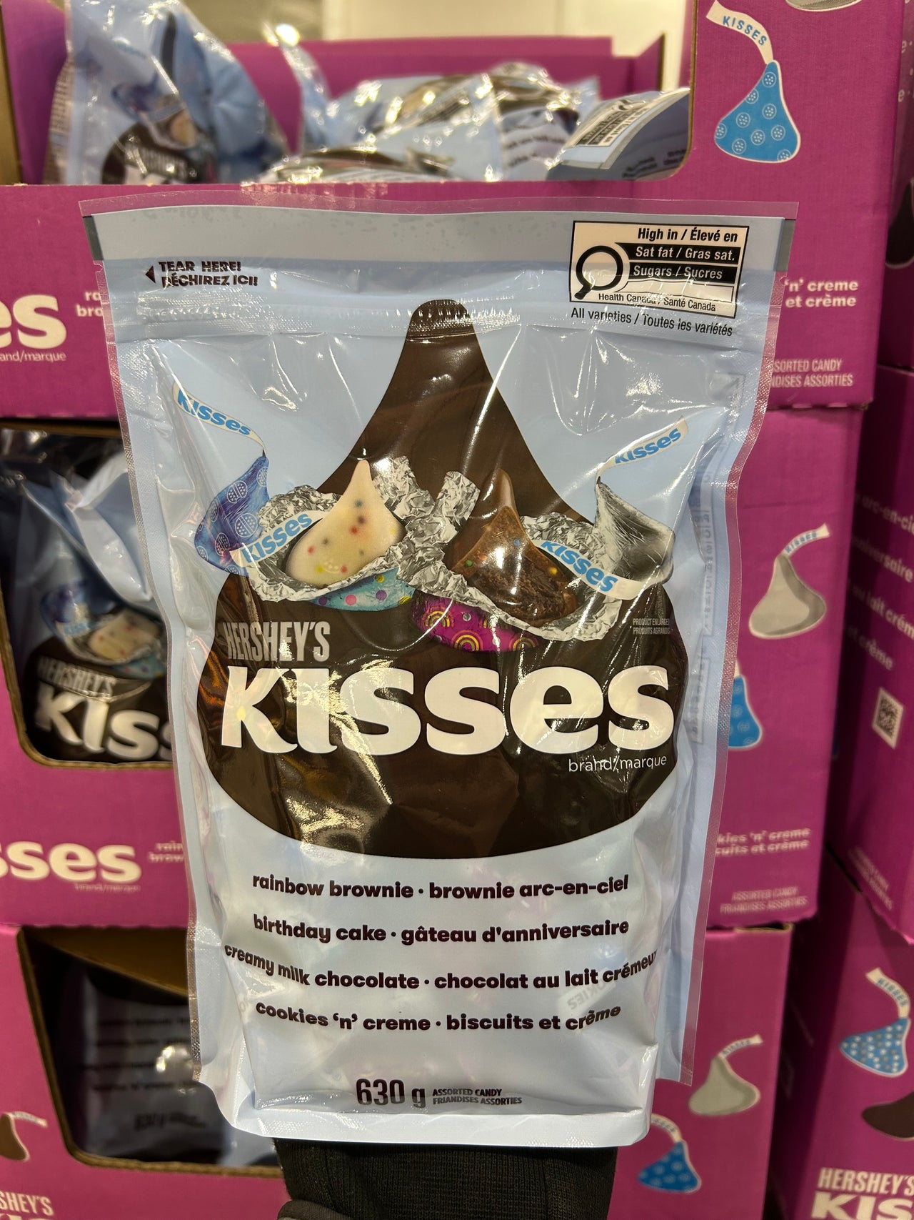 Image of Hershey Assorted Kisses - 1 x 630 Grams