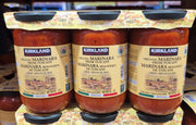 Image of Kirkland Signature Organic Tuscan Marinara Sauce 3-Pack - 3 x 650 Grams