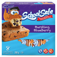 Thumbnail for Image of School Safe Blueberry Muffin Bars 8pck - 1 x 296 Grams