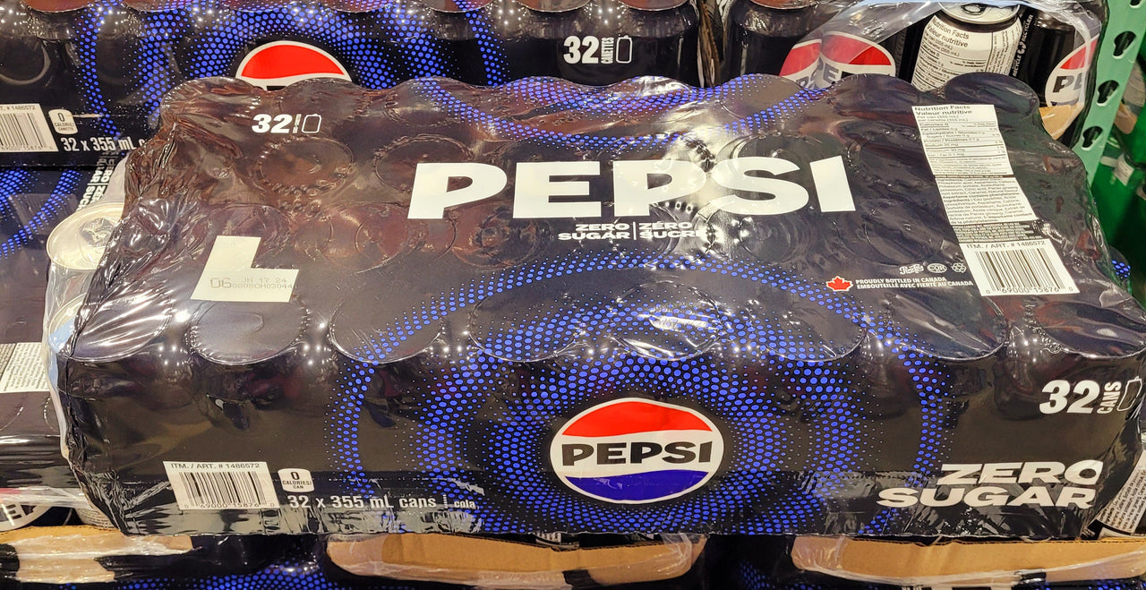 Image of Pepsi Zero 32-Pack - 32 x 355 Grams