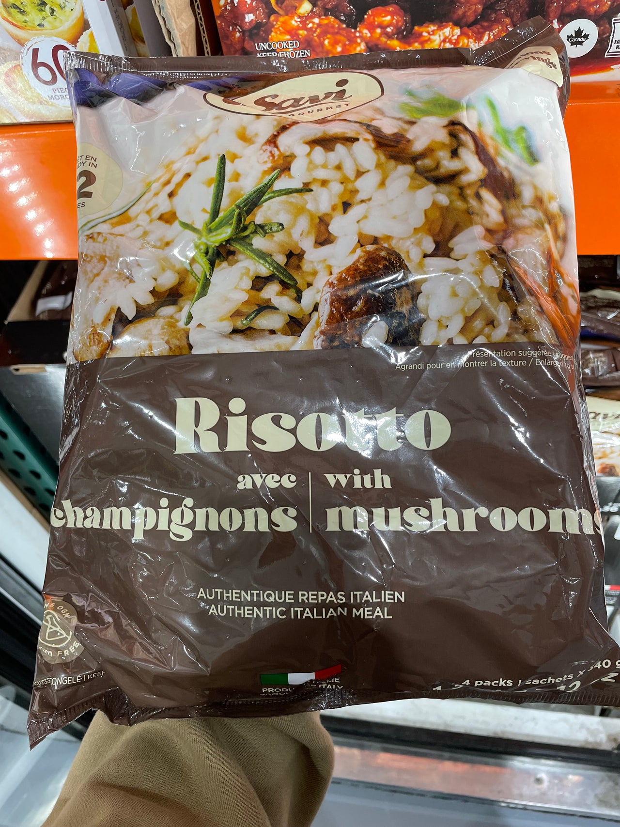 Image of Savi Gourmet Risotto With Mushrooms - 1 x 1360 grams