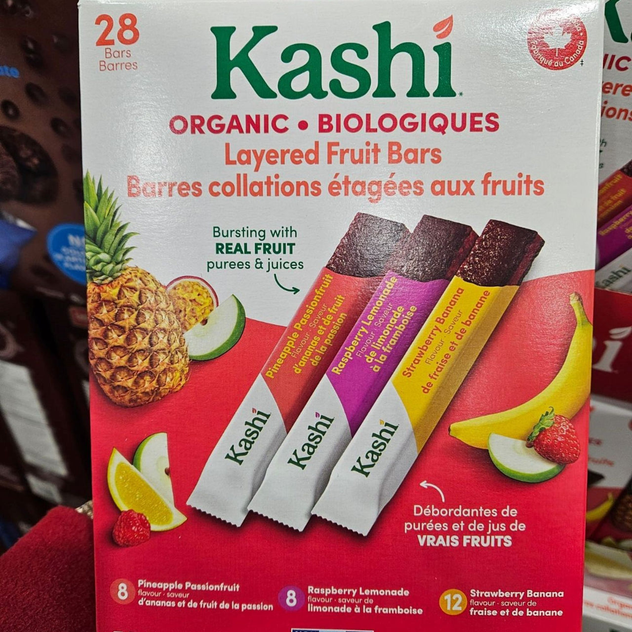 Image of Kashi Organic Fruit Bars - 1 x 504 Grams