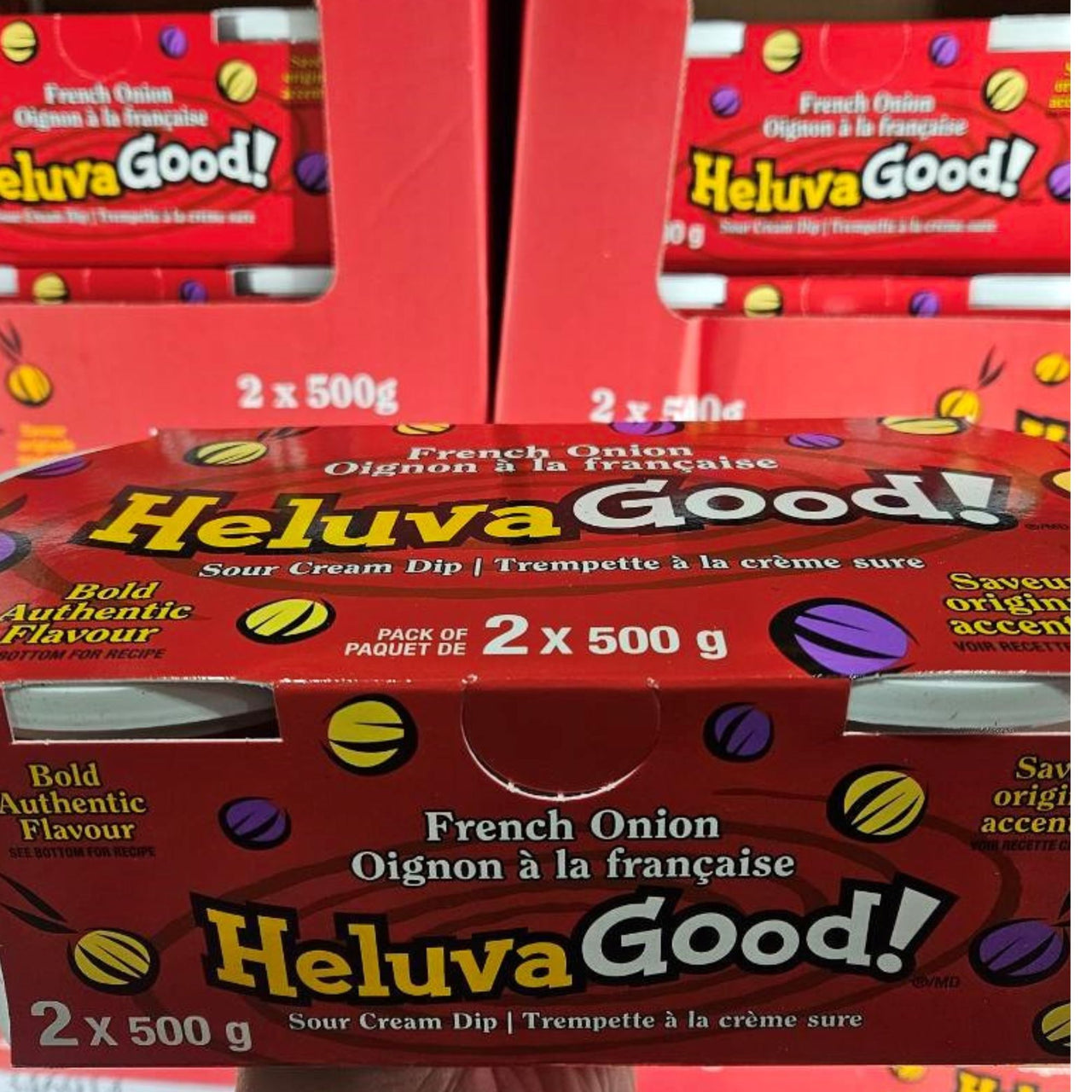 Image of Heluva Good! French Onion Dip 2-Pack - 2 x 500 Grams