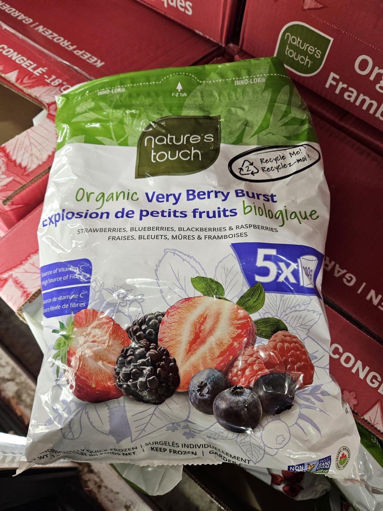 Image of Nature's Touch Organic Very Berry Burst - 1 x 1.5 Kilos