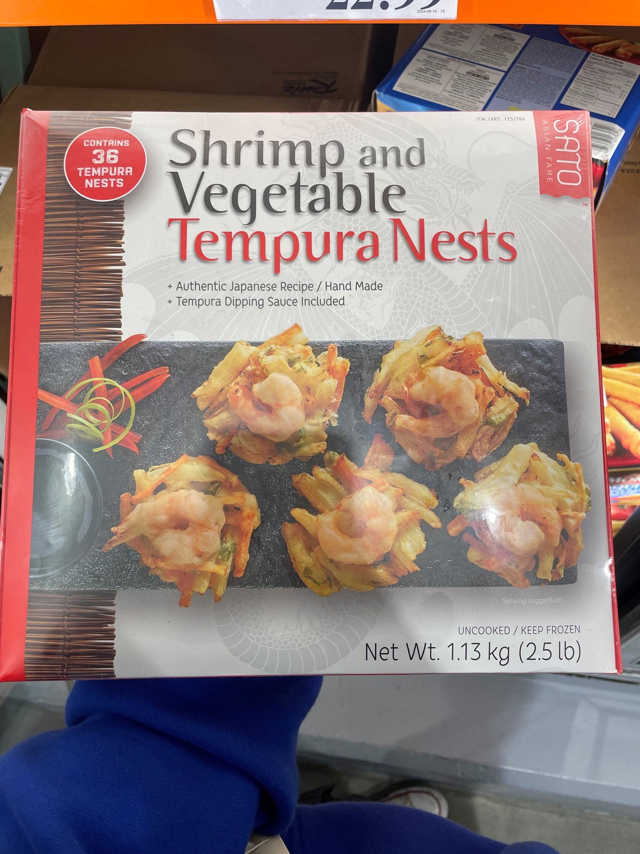 Image of Sato Tempura Shrimp Nests - 1 x 1.135 Kilos