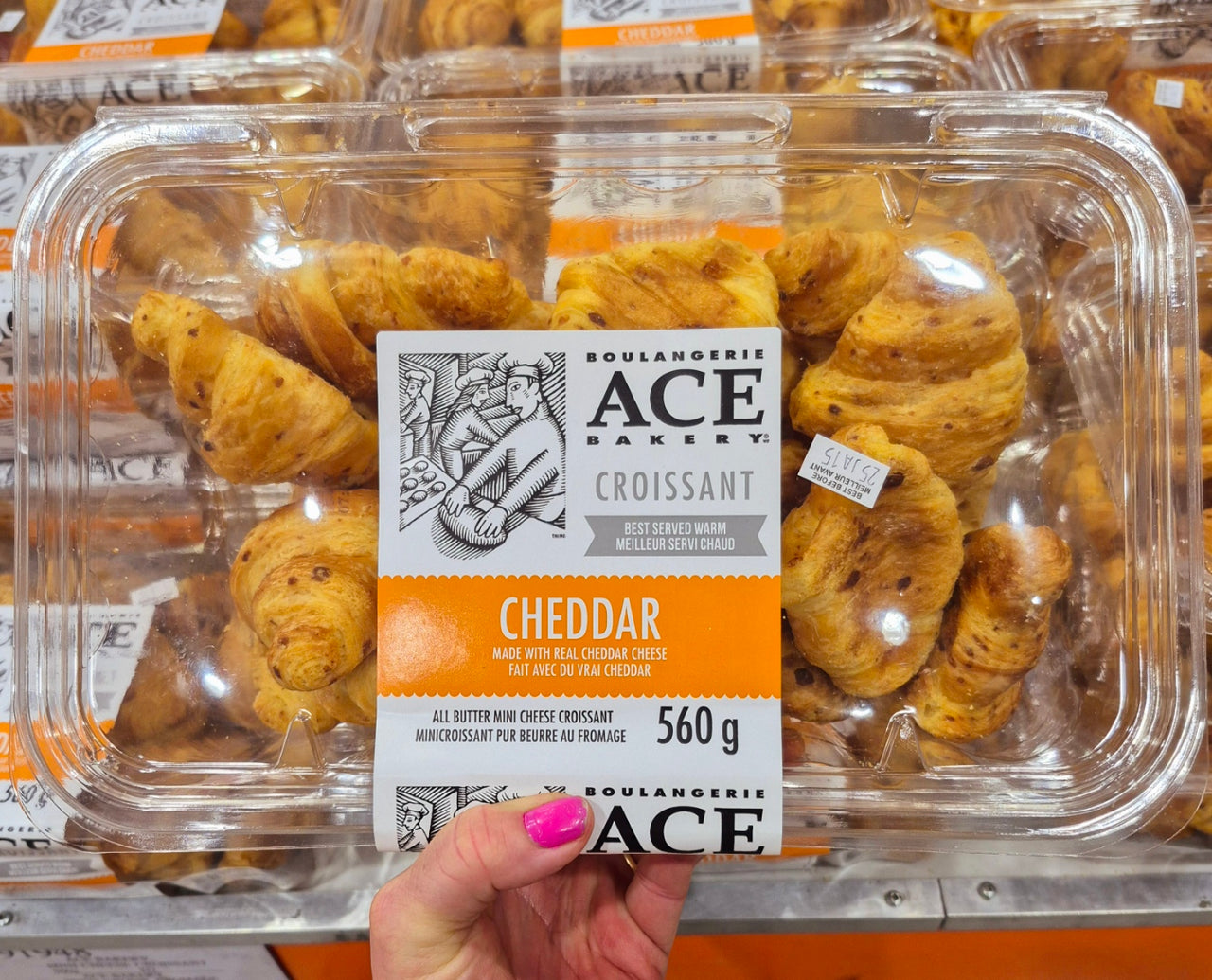 Image of Ace Bakery Mini Cheese Croissant - 1 x 560 Grams