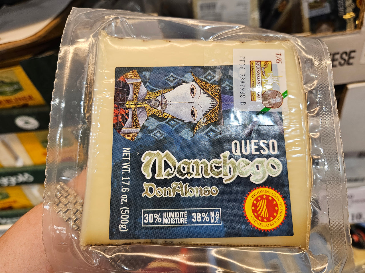 Image of Don Alonso Manchego Dop Cheese - 1 x 500 Grams