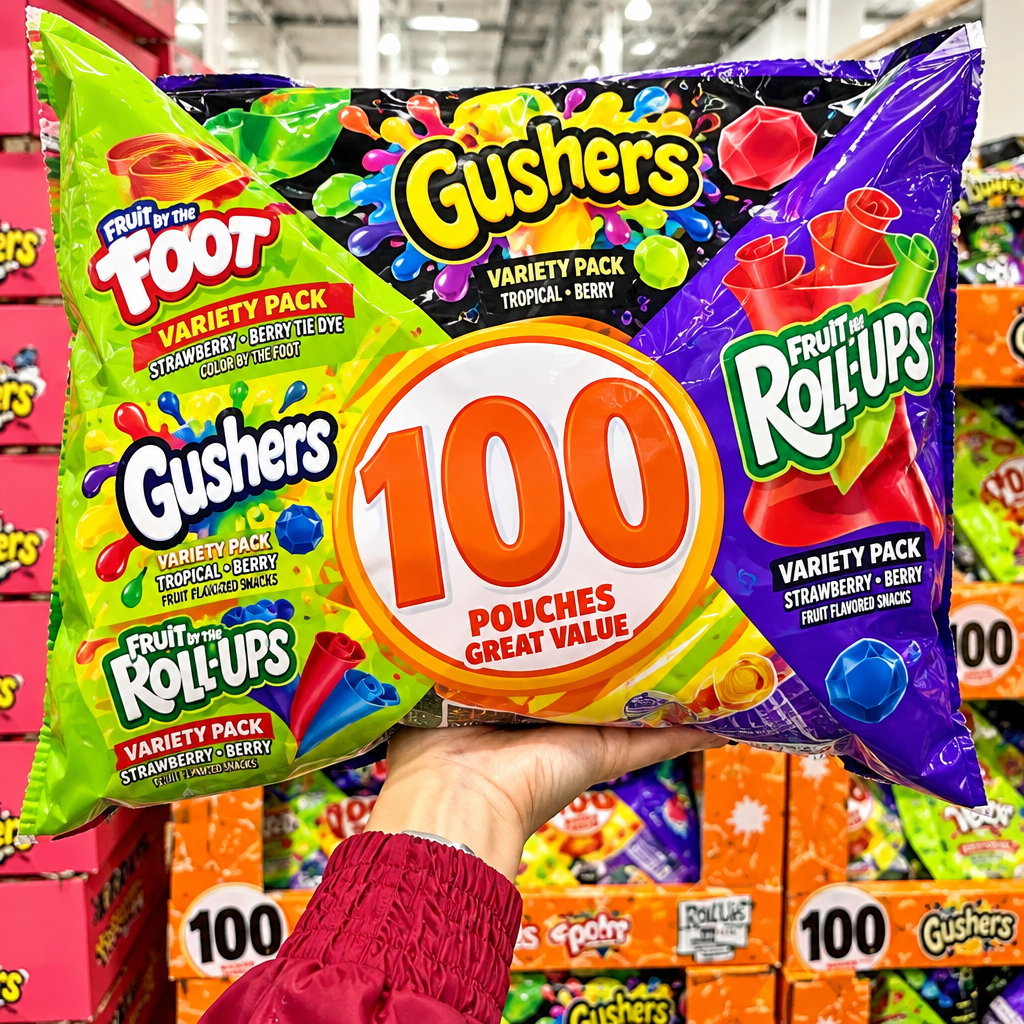 Gushers Fruit Roll Up Minis - 1 x 1.19 KG