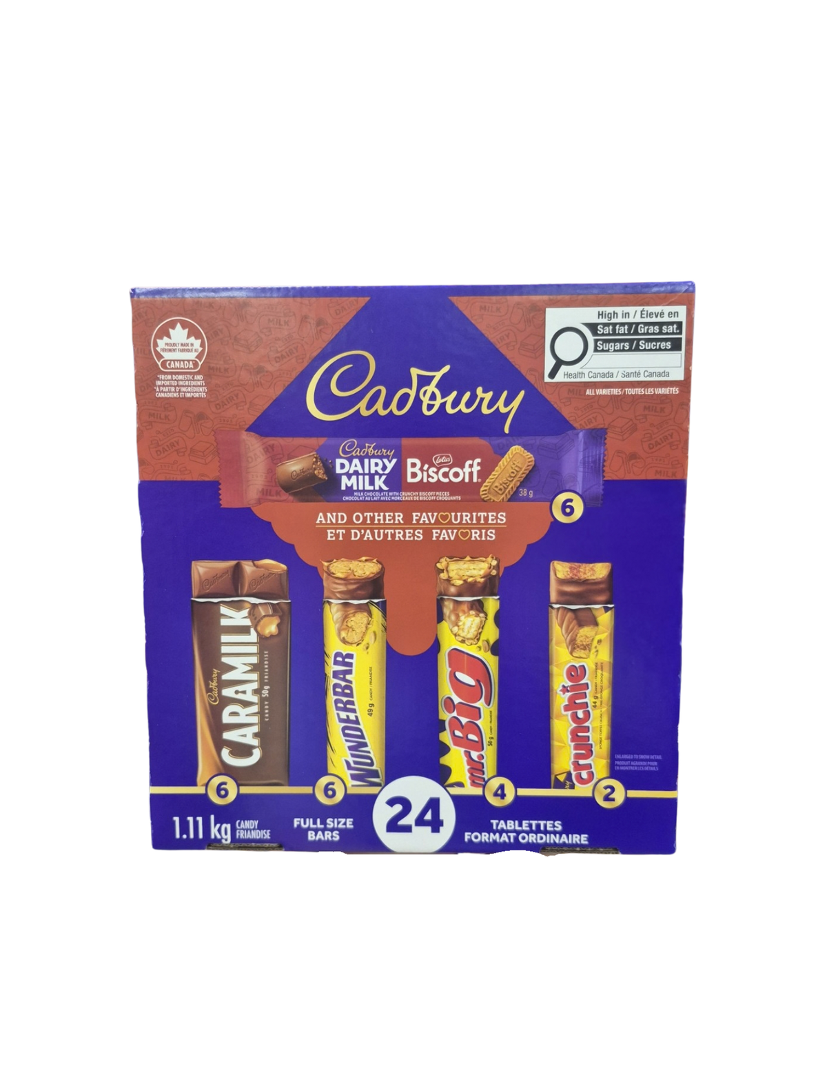 Cadbury Assorted Bars - 1 x 1.1 KG