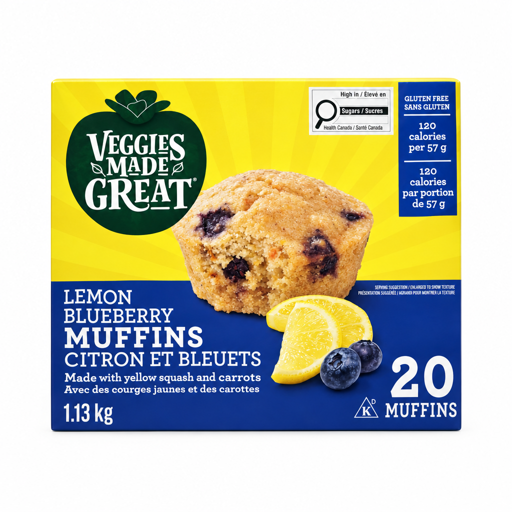 Blueberry Lemon Muffins - 1 x 1.13 KG