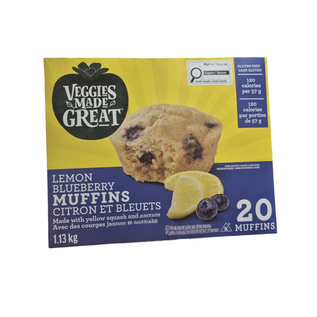 Blueberry Lemon Muffins - 1 x 1.13 KG