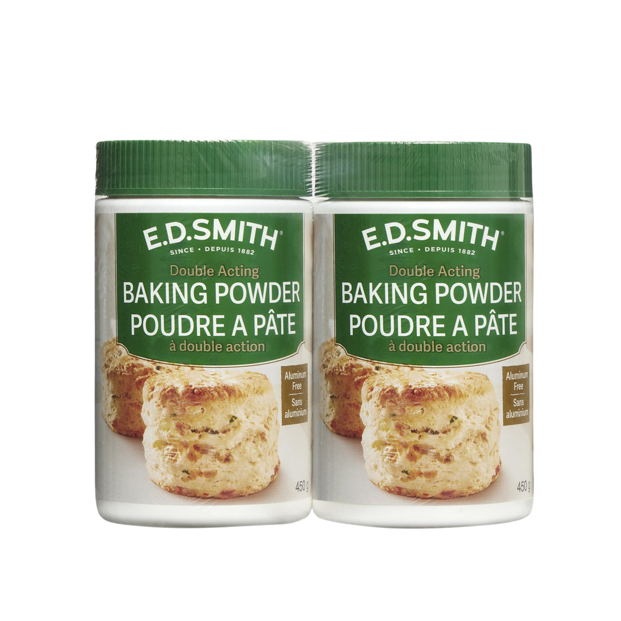 E.D. Smith Baking Powder 2-Pack - 2 x 450 Grams