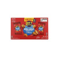 Thumbnail for Christie Mini Ritz Bits Sandwiches Flavoured 34-Pack - 1 x 1.42 KG
