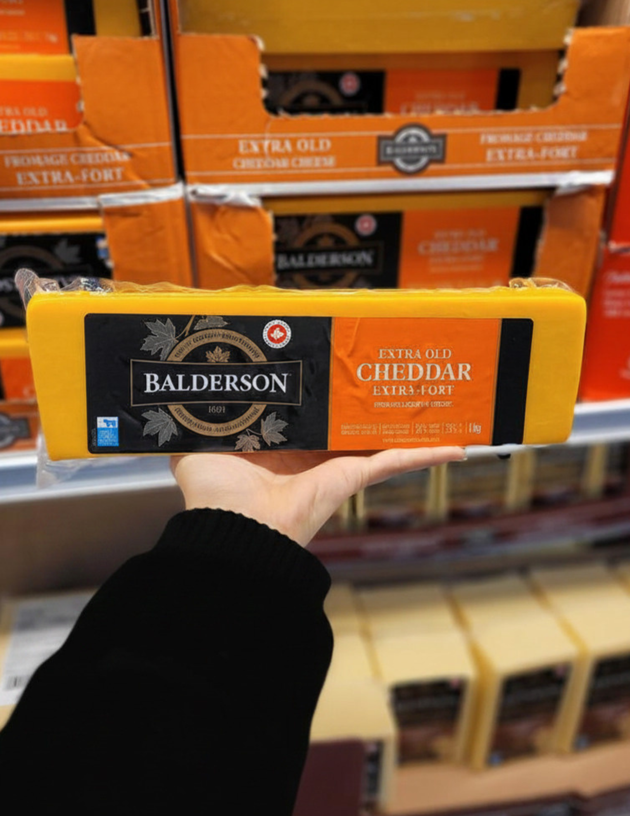 Balderson Extra Old Cheddar - 1 x 1 Kilos