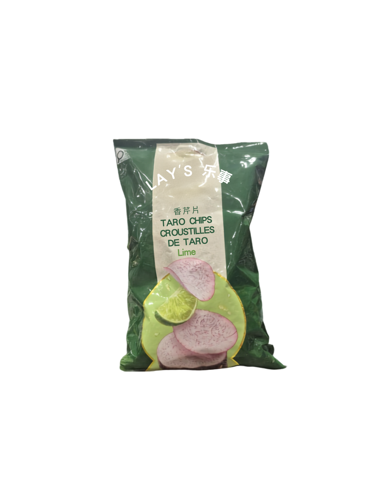 Lay's Taro Lime Chips - 1 x 480 Grams
