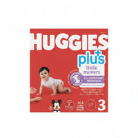 Thumbnail for Huggies Little Movers Plus, Size 3 204-Pack - 1 x 5.4 Kilos